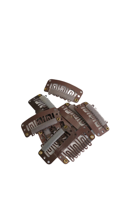CLIP IN ACCAIO PER EXTENSION CONF.10PZ - Pfe Extension Luxury Hair